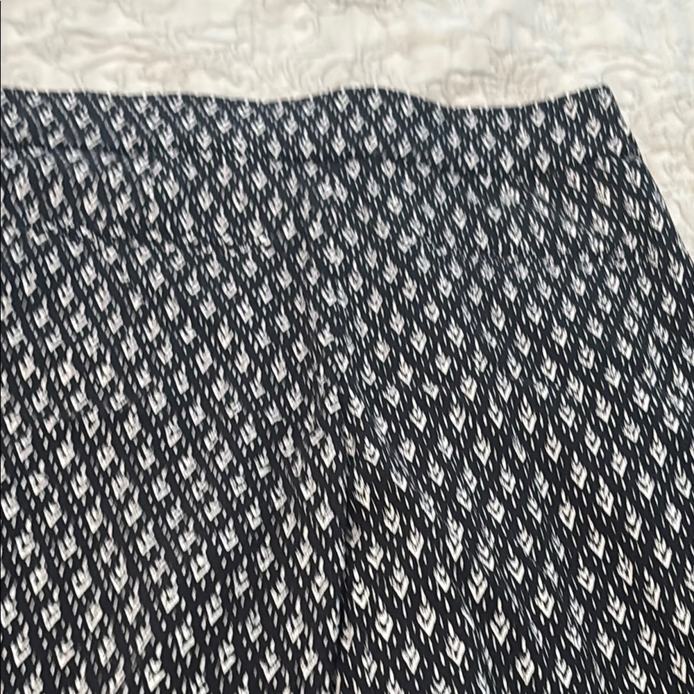 Elevenses Black and White Wide Leg Pants - Picture 6 of 7